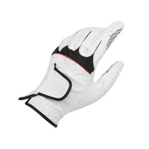 Gants de golf en gros Logo personnalisé Gants de golf de qualité supérieure Sport imperméable en cuir Pu Design Impression hommes personnalisés blanc - Product Image 3
