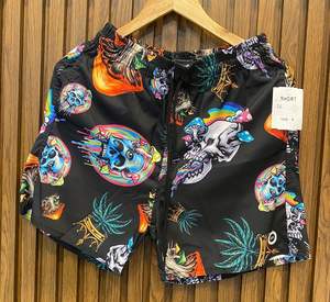 2024 pantalones cortos de sublimación para hombre con estampado de calavera personalizado para exteriores para hombre/pantalones cortos de sublimación de moda al por mayor de buena calidad - Product Image 1