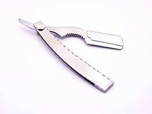 Single Changeable blade Stainless Steel <b>Razor</b> for Facial Hair Removal for Barbers and Personal Use OEM MOQ 10 PIECES - Product Image 6