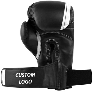 Gants de boxe en cuir personnalisés de conception professionnelle, dernière conception, respirants, fermeture à boucle et crochet, logo personnalisé, haute qualité - Product Image 6
