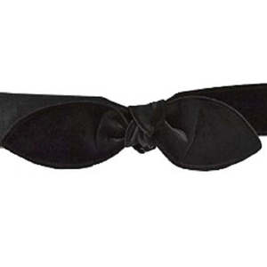 INC International Concepts Abito da donna in raso nero con fiocco decorativo taglia S/M - Product Image 3