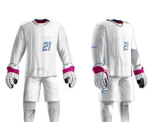 Uniforme de hockey sobre hielo para hombres hecho a medida tarifa razonable último estilo Venta caliente ropa deportiva Uniforme de hockey sobre hielo con totalmente personalizado - Product Image 1