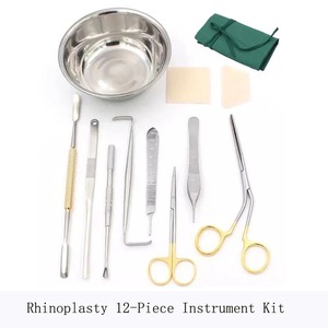 Kit d'instruments de rhinoplastie en gros pince de placement de prothèse cosmétique en plastique en acier inoxydable outil d'instrument de nez - Product Image 2