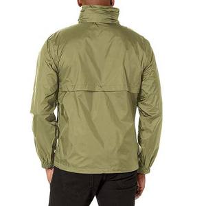 Chaqueta cortavientos resistente al agua estilo High Street para hombre OEM ropa de lona suave y cómoda con logotipo personalizado para la lluvia - Product Image 3