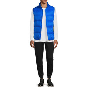 Chaleco Acolchado para Hombre, con Logotipo Personalizado, Cuello Alto, Logotipo en la Parte Delantera, Impermeable, Ecológico, Transpirable, Servicio OEM - Product Image 1