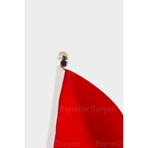 Drapeau de bureau ottoman turc à impression numérique, en satin, nylon, plastique, polyester, soie, avec mât de drapeau pour l'automobile, l'assurance, l'éducation - Product Image 3