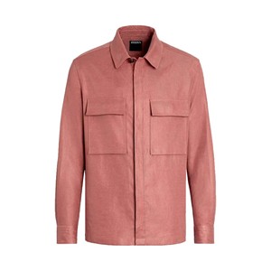 <b>Corduroy</b> Long Sleeve Shirt for <b>Men</b> Minimalist Style Solid Color Tops Male Loose Casual Oversized Shirt <b>Jacket</b> - Product Image 4