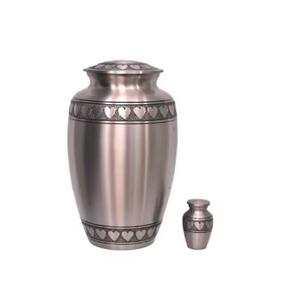 Urnas para cenizas humanas de alta calidad para mujeres y hombres Urna de cremación de aluminio Urna para adultos para cenizas - Product Image 1