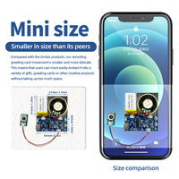Mini Module Son Enregistrable pour Carte de Vœux, Commande par Bouton, Type C-USB, Puce Musicale Vocale