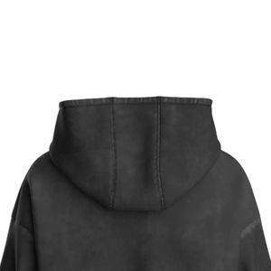 Proveedor de Sudaderas Urbanas, Sudadera con Cremallera Personalizada, Estilo Desgastado, 100% Algodón, Lisa, Vintage, Lavada al Ácido, Corte Recortado - Product Image 6