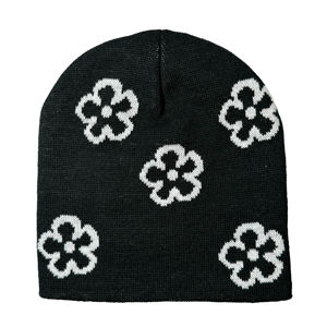 Venta al por mayor personalizado bordado logotipo impreso en relieve gorros 100% algodón tejido Beanie sombrero para hombre y mujer - Product Image 6