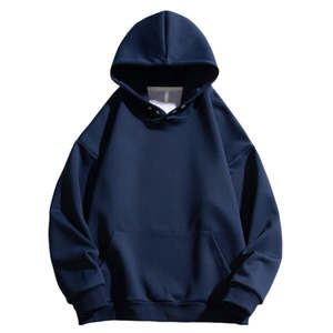 เสื้อกันหนาวมีฮู้ดแบบสวมหัวของผู้ชายใหม่ปรับแต่งได้เสื้อมีฮู้ดแขนยาวสำหรับฤดูหนาวสไตล์สตรีทแวร์ไม่มีเชือกผูก - Product Image 3