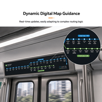 Écran LCD Stretched Direct Usine 700 Nits 65,7 pouces pour Système de Navigation de Porte de Métro