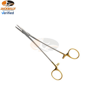 Porte-aiguilles incurvé pour suture, grand instrument chirurgical dentaire, 21 cm, mini Ryder Crile Wood Cooley Olsen Kelly Forceps, ensemble d'instruments en acier inoxydable - Product Image 4