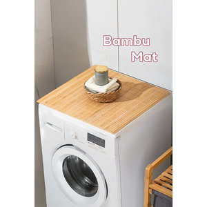 Tapis de bain antidérapant en bambou 70x45 cm - Product Image 2