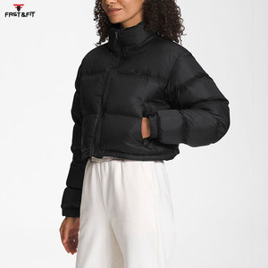 Popular Design New Style Cheap Price Winter Women Long Sleeve Light Weight Down Puffer Jacket Women Zipper Jackets - Product Image 4