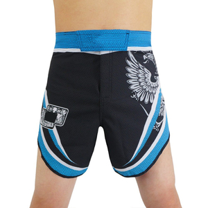 Men's Polyester/Cotton Sublimation Printing Customizable Martial Arts Training Shorts for Kickboxing Boxing MMA BJJ <b>Grappling</b> - Product Image 3
