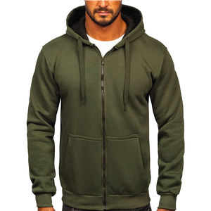 Nouvel arrivage de sweats à capuche zippés pour hommes personnalisés séchage rapide respirant confortable avec impression de design personnalisé logo personnalisé - Product Image 2