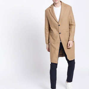 Manteau long décontracté en laine et coton imperméable à double boutonnage pour homme, grande taille, style streetwear, chaud pour l'hiver 2025 – Nouvelle tendance - Product Image 2