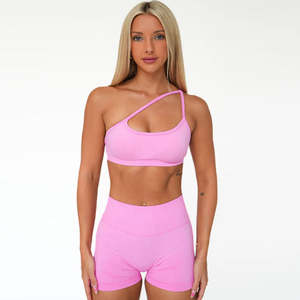 Conjuntos Deportivos de Yoga de 2 Piezas para Mujer, de Alta Calidad, con Cordón Ajustable, sin Costuras, para Gimnasio y Deportes - Product Image 2