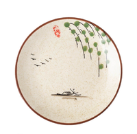Plat à sauce soja en céramique écologique de style japonais, petite assiette à tremper, plateau à apéritif vintage pour mariage, pour utilisation en restaurant