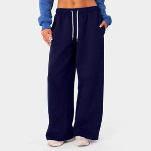 OEM Vente en gros Pantalons de jogging ample de haute qualité Vêtements de sport pour femmes Vêtements pour femmes Pantalons pantalons surdimensionnés avec poches - Product Image 6