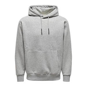 Sweat à capuche pour hommes OEM 100% coton manches régulières imprimé sur mesure de qualité supérieure pull à poches kangourou couleur unie marque privée sweat à capuche - Product Image 3