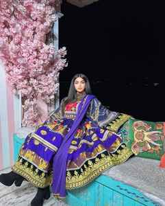 Vestido de novia de boda de alta calidad 100%, decoración de borlas de encaje, ropa de mujer afgana - Product Image 2