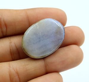 พลอยอาเกตธรรมชาติทรงรีเจียระไนเรียบ ขนาด 31x23x9 มม. สำหรับทำเครื่องประดับ - Product Image 3