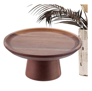 Support à gâteau en bois Excellente qualité Vente la plus vendue Plateau d'affichage Pâtisserie Outil de cuisson Support à gâteau en bois - Product Image 1