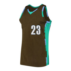 Vente en gros Automne Hiver Confortable Personnalisé Sublimation Broderie Hommes Maillots de basket Confortables Haute Qualité Service OEM - Product Image 5