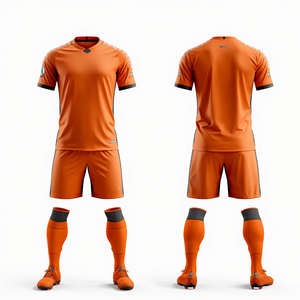 <b>Soccer</b> Sportswear Set Custom Jersey and Shorts Outfit for Team Activities and Competitive Game Performance - Product Image 1