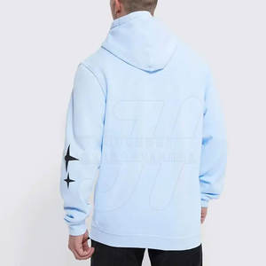 Super calidad Casual Wear XL Pullover Hoodie Puff impresión calidez comodidad invierno tela diseño personalizado para adultos sólido al por mayor - Product Image 2