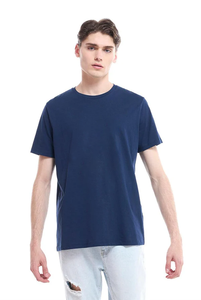 Nouveau dernier T-shirt à col rond de coupe régulière T-shirt en coton surdimensionné Vêtements décontractés Slim Fit Hommes T-shirt uni - Product Image 2