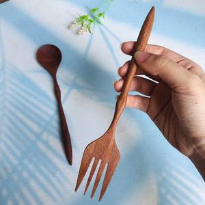 Vitrapro Vietnam Acacia Wooden <b>Soup</b> <b>Spoon</b> 14x4cm New Style Household Nanmu <b>Soup</b> Server Wholesale Available - Product Image 5