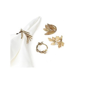 Antique Design Metal Tissue Ring With Premium Quality Round Shape Napkin Tissue Ring For Hotel Home Usage - Product Image 5