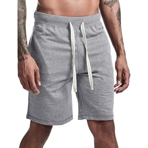 Short de sport d'été respirant à motif solide pour hommes, séchage rapide, conception perforée en soie de glace, fermeture à cordon de serrage bas, approvisionnement ODM - Product Image 6