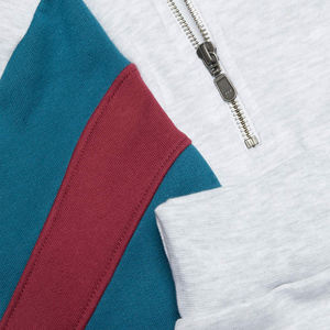 Camisetas de punto de forro polar para hombre, cuello alto, de alto gramaje, con absorción de humedad, tipo jersey, lisas, con logotipo personalizado, oversize, hombro caído, estampadas - Product Image 4