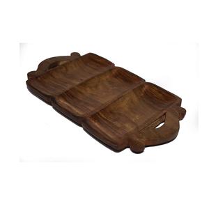 Wholesaler & Manufacture Wooden Serving Tray Creative Metal Handle Classic Handmade <b>Table</b> Top - Product Image 5