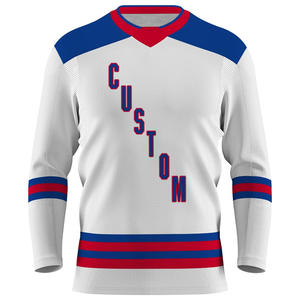 Maillot de hockey sur glace conçu sur mesure Production rapide avec impression par sublimation Service d'expédition express OEM/ODM - Product Image 1