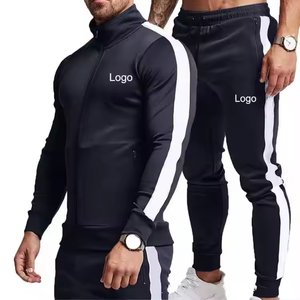Ensemble survêtement avec capuche et pantalon unisexe 100% coton à impression personnalisée pour hommes - Product Image 3