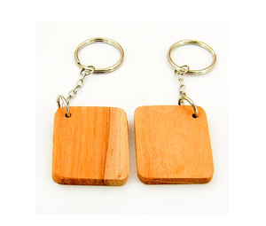 Llavero de Madera de Alta Calidad Más Vendido, Llavero de Madera Rectangular Personalizado de Alta Calidad, en Blanco, Personalizable, Gran Venta - Product Image 1