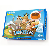 Jeu de société éducatif en plastique Sonore pour Enfants, Thème Zoo, avec 2 piles AAA, pour 2 à 4 Joueurs