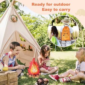 Tienda de Campaña Grande Tipo <span class=keywords><strong>Tipi</strong></span> para Niños para Juego en Interiores y Exteriores con Bolsa de Transporte - Product Image 6