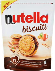 Bulk Wholesale Nutella Biscuits 20 Pack 166g Each Total 3.32kg Ferrero Hazelnut Spread Filled Cookies For Supermarkets - Product Image 3
