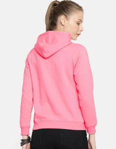 เสื้อฮู้ดดี้ผ้าฝ้ายสีชมพูอ่อนแบบคลาสสิกสำหรับทุกเพศ ดีไซน์สะดุดตา พร้อมเชือกผูก ผลิตจากวัสดุรักษ์โลก พร้อมโลโก้สั่งทำโดย Ako - Product Image 4