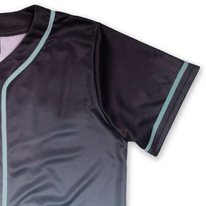 Camiseta de béisbol personalizada y transpirable con precio al por mayor, ropa deportiva para hombre con impresión por sublimación y etiqueta privada - Product Image 6