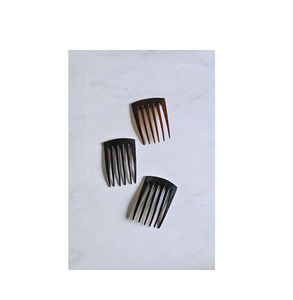 Peine de cuerno de búfalo Natural hecho con cuerno de Animal de alta venta para Barba 3 uds blanco y tamaño mediano gran oferta - Product Image 4