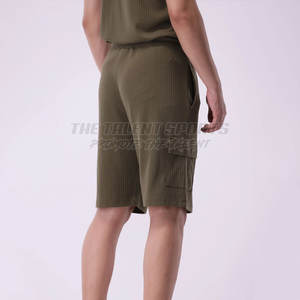 Pantalones Cortos Casuales de Algodón para Hombre, Ligeros, Cómodos para el Verano, Ajuste Diario, Pantalones Cortos Casuales con Cordón para Hombre - Product Image 4