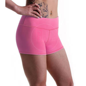 2025 pantalones cortos cruzados personalizados para mujer, pantalones cortos transpirables de algodón con patrón caliente, diseño de Color personalizado a la moda - Product Image 5